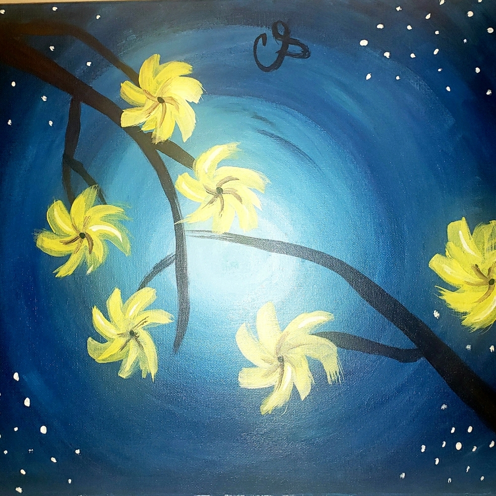 Hand painted canvas